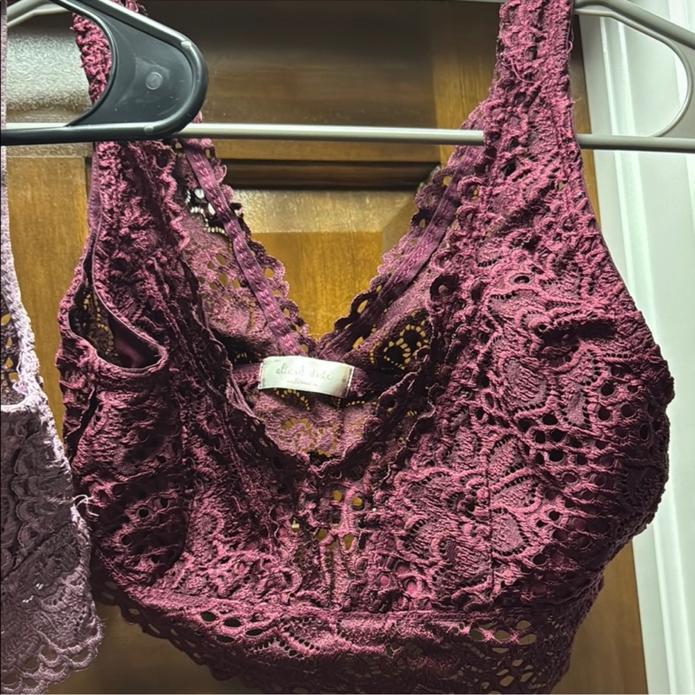 Lace Bralette in Burgundy by Altared State